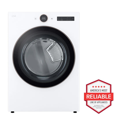 LG DLGX6501W 7.4 Cu. Ft. Ultra Large Capacity Smart Front Load Gas Dryer With SE...