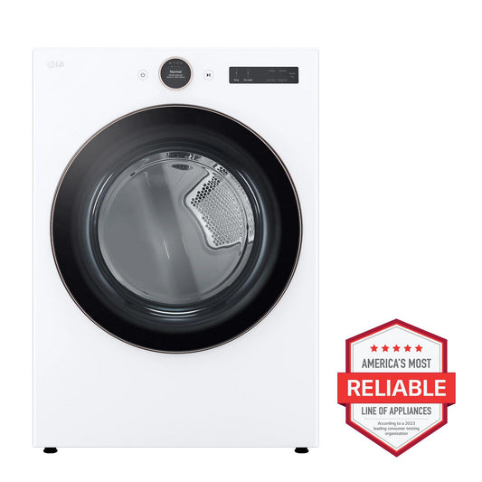 LG DLGX6501W 7.4 Cu. Ft. Ultra Large Capacity Smart Front Load Gas Dryer With SE...
