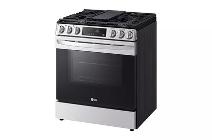 LG LSGL5833F 5.8 Cu Ft. Smart Wi-fi Enabled Fan Convection Gas Slide-in Range WI...