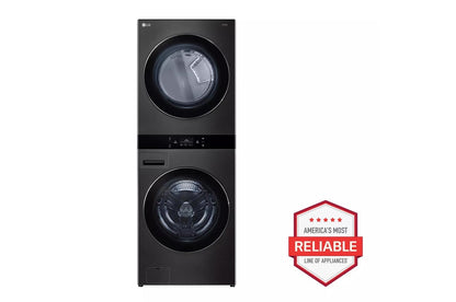LG WKEX300HBA LG Washtower Smart Front Load 5.0 Cu. Ft. Washer and 7.4 Cu. FT...