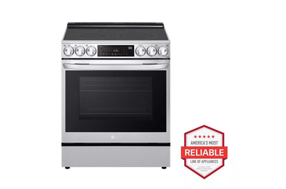 LG LSEL6335FE 6.3 Cu Ft. Smart Wi-fi Enabled Probake Convection Instaview E...