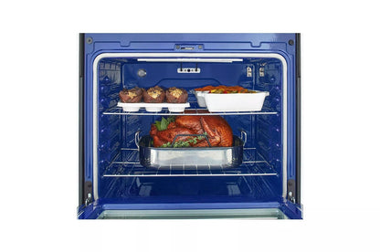 LG LREL6323D 6.3 Cu Ft. Smart Wi-fi Enabled Fan Convection Electric Range With A...