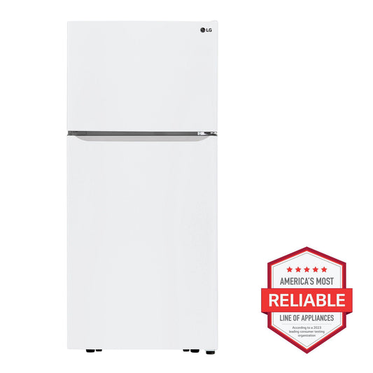 LG LTCS20020W LG 20 Cu. Ft. Top Freezer Refrigerator