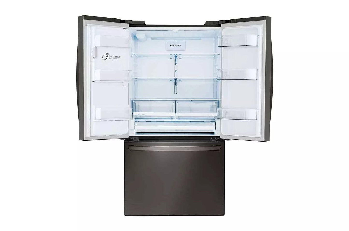 LG LRFS28XBD 28 CU.FT 3 Door French Door, Standard Depth, Ice and Water With SIN...