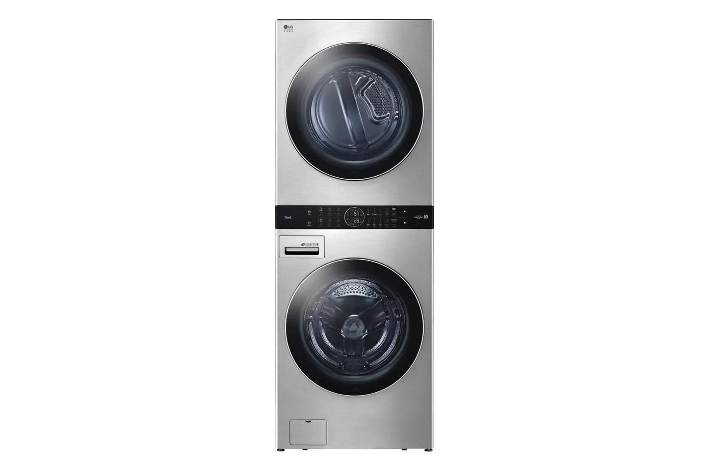 LG WSGX201HNA LG Studio Single Unit Front Load Washtower With Center CONTROL(...