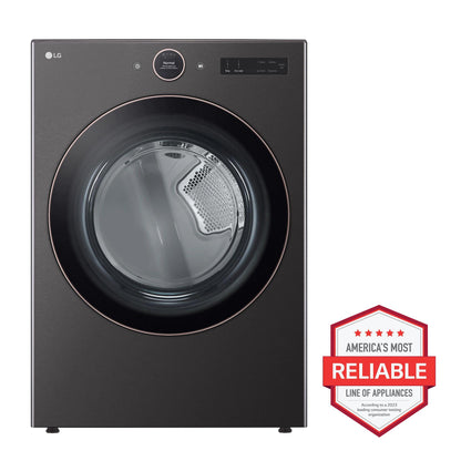 LG DLGX6501B 7.4 Cu. Ft. Ultra Large Capacity Smart Front Load Gas Dryer With SE...