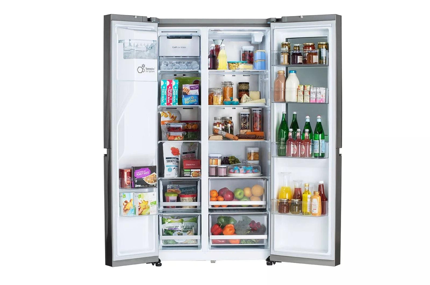 LG LRSOS2706S LG 27 Cu. Ft. Side-by-side Instaview Refrigerator