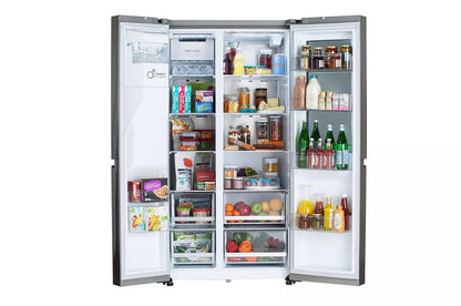 LG LRSOS2706S LG 27 Cu. Ft. Side-by-side Instaview Refrigerator