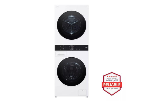 LG WKHC152HWA Compact Single Unit LG Washtower With Center Control 2.4 CU...