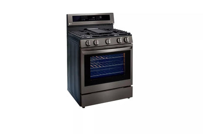 LG LRGL5825D LG 5.8 Cu Ft. Gas Single Thinq Instaview Range With Air Fry