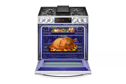 LG LSDL6336F 6.3 Cu. Ft. Smart Wi-fi Enabled Probake Convection Instaview ...