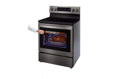LG LREL6325D 6.3 Cu Ft. Smart Wi-fi Enabled Electric Single Oven Instaview R...