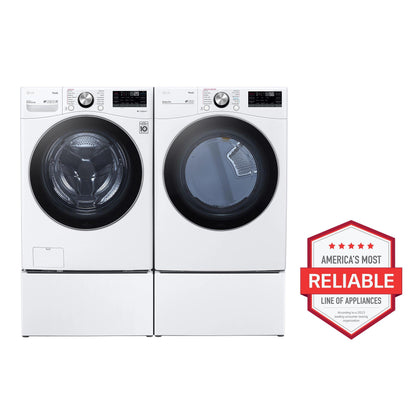 LG WM4200HWA 5.0 Cu. Ft. MEGA Capacity Smart Wi-fi Enabled Front Load Washer WIT...