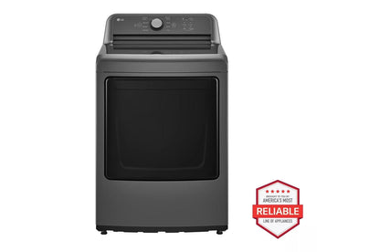 LG DLE6100M 7.3 Cu. Ft. Ultra Large Capacity Rear Control Electric Dryer With S...