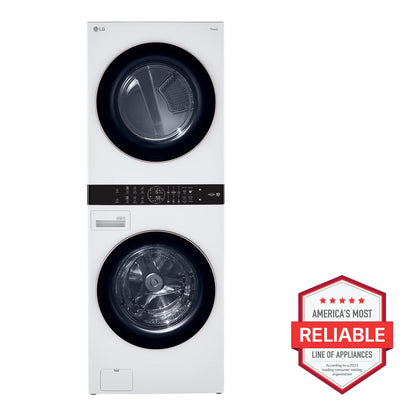 LG WKG101HWA Single Unit Front Load LG Washtower With Center Control 4.5...