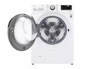 LG WM4000HWA 4.5 Cu. Ft. Ultra Large Capacity Smart Wi-fi Enabled Front Load WAS...