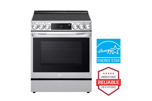 LG LSEL6335FE 6.3 Cu Ft. Smart Wi-fi Enabled Probake Convection Instaview E...