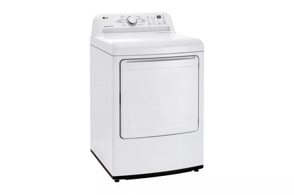 LG DLE7000W 7.3 Cu. Ft. Ultra Large Capacity Top Load Electric Dryer With SENSO...