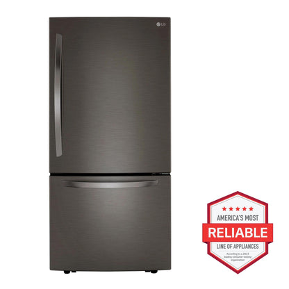LG LRDCS2603D LG 26 Cu. Ft. Bottom Freezer Refrigerator