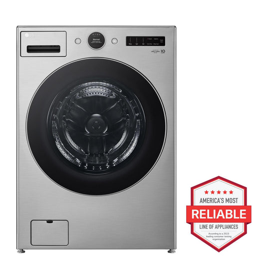 LG WM5700HVA 4.5 CU.FT. Smart Front Load Washer With Turbowash 360, B...