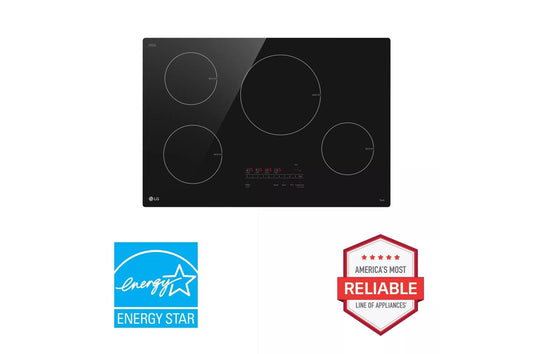 LG CBIH3013BE LG 30"" Smart Induction Cooktop With Ultraheat 4.3KW Element