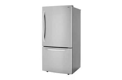 LG LRDCS2603S LG 26 Cu. Ft. Bottom Freezer Refrigerator