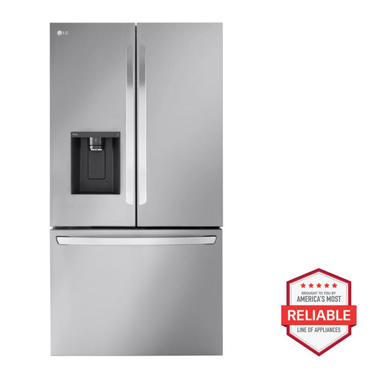 LG LRFXS3106S 31 Cu. Ft. Smart Standard-depth Max French Door Refrigerator WI...