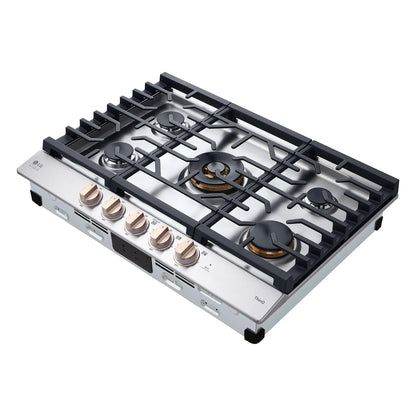 LG CBGS3028N LG Studio 30"" Ultraheat Gas Cooktop With Easyclean