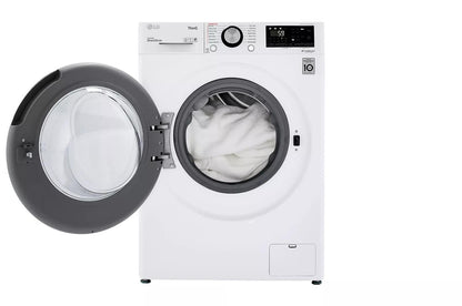 LG WM3555HWA 2.4 CU.FT. Smart Wi-fi Enabled Compact Front Load All-in-one WASHER...