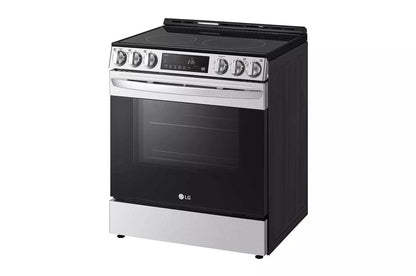 LG LSEL6333F 6.3 Cu Ft. Smart Wi-fi Enabled Fan Convection Electric Slide-in RAN...