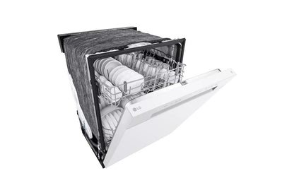 LG LDFC2423W Front Control Dishwasher With Lodecibel Operation and Dynamic Dry