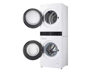 LG WKHC152HWA Compact Single Unit LG Washtower With Center Control 2.4 CU...