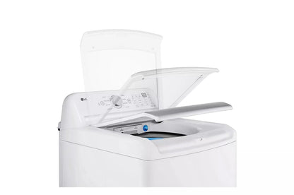 LG WT7155CW 4.8 Cu. Ft. MEGA Capacity Top Load Washer With 4-way Agitator &...