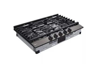 LG CBGJ3023D LG 30"" Gas Cooktop With Ultraheat 20k BTU Burner
