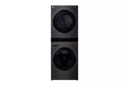 LG WKGX301HBA LG Washtower Smart Front Load 5.0 Cu. Ft. Washer and 7.4 Cu. FT...