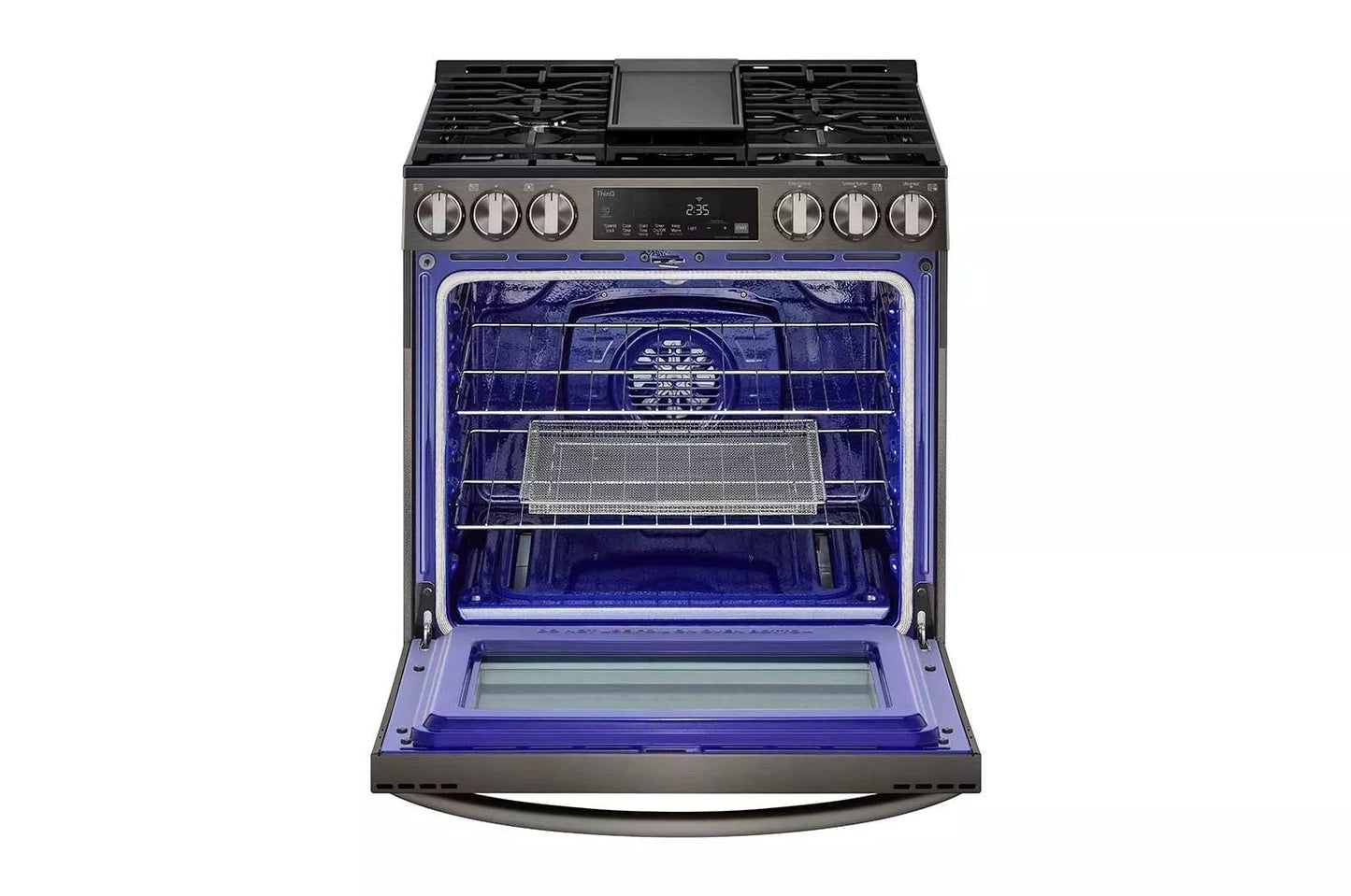 LG LSGL5833D 5.8 Cu Ft. Smart Wi-fi Enabled Fan Convection Gas Slide-in Range WI...