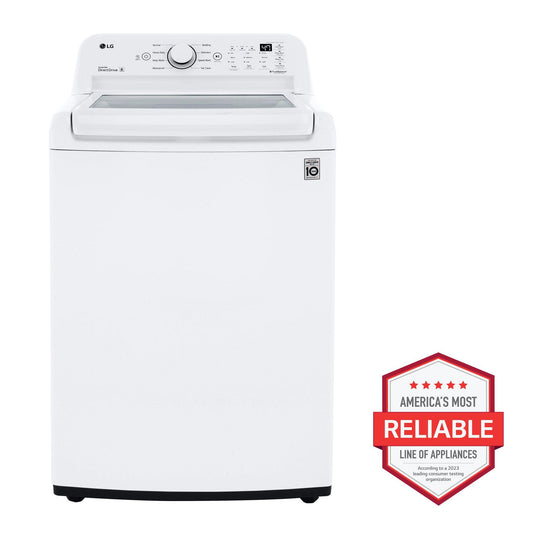 LG WT7000CW 4.5 Cu. Ft. Ultra Large Capacity Top Load Washer With TURBODRUM...