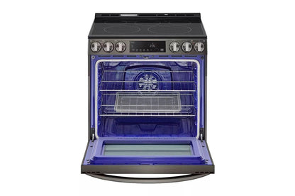 LG LSEL6333D 6.3 Cu Ft. Smart Wi-fi Enabled Fan Convection Electric Slide-in RAN...