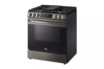 LG LSGL5833D 5.8 Cu Ft. Smart Wi-fi Enabled Fan Convection Gas Slide-in Range WI...