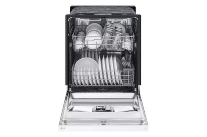 LG LDFC2423W Front Control Dishwasher With Lodecibel Operation and Dynamic Dry