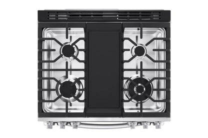 LG LSDL6336F 6.3 Cu. Ft. Smart Wi-fi Enabled Probake Convection Instaview ...