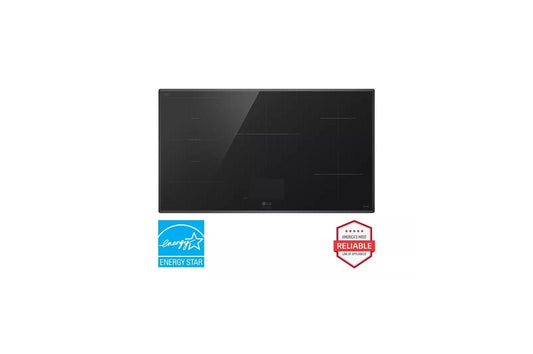 LG CBIS3618BE LG Studio 36"" Induction Cooktop With 5 Burners and Flex Cooking Zone