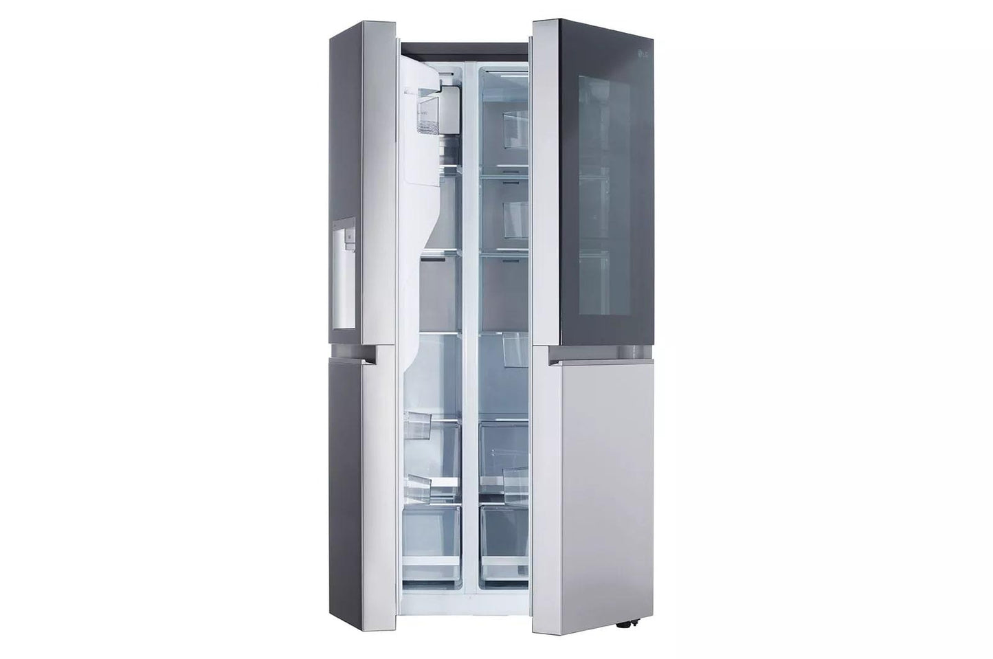 LG LRSOS2706S LG 27 Cu. Ft. Side-by-side Instaview Refrigerator
