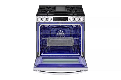LG LSGL5833F 5.8 Cu Ft. Smart Wi-fi Enabled Fan Convection Gas Slide-in Range WI...