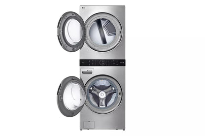 LG WSGX201HNA LG Studio Single Unit Front Load Washtower With Center CONTROL(...