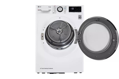 LG DLHC1455W 4.2 CU.FT. Smart Wi-fi Enabled Compact Front Load Dryer With Dual I...