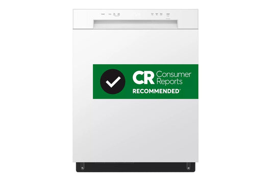 LG LDFC2423W Front Control Dishwasher With Lodecibel Operation and Dynamic Dry