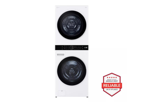 LG WKHC252HWA Single Unit LG Washtower With Center Control 5.0 Cu. Ft. FR...