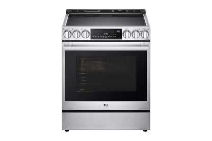 LG LSES6338F LG Studio 6.3 Cu. Ft. Instaview Electric Slide-in Range With PRO...
