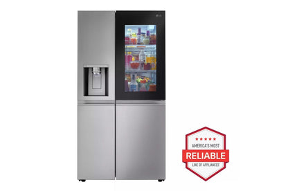 LG LRSOS2706S LG 27 Cu. Ft. Side-by-side Instaview Refrigerator